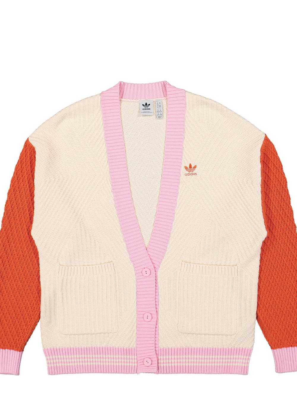 ADIDAS ORIGINALS Knit color block cardigan Size XXS